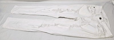Nature Denim Women's Size 25 White distressed Denim Clean Girl Minimalism