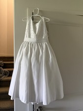 Sweet B  Lillie White Dress Size S Flower Girl First Communion