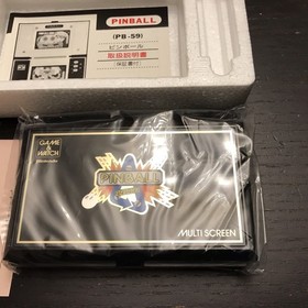 Nintendo Game And Watch Pinball PB-59 Japanese Amazing Collectors Condition NOS