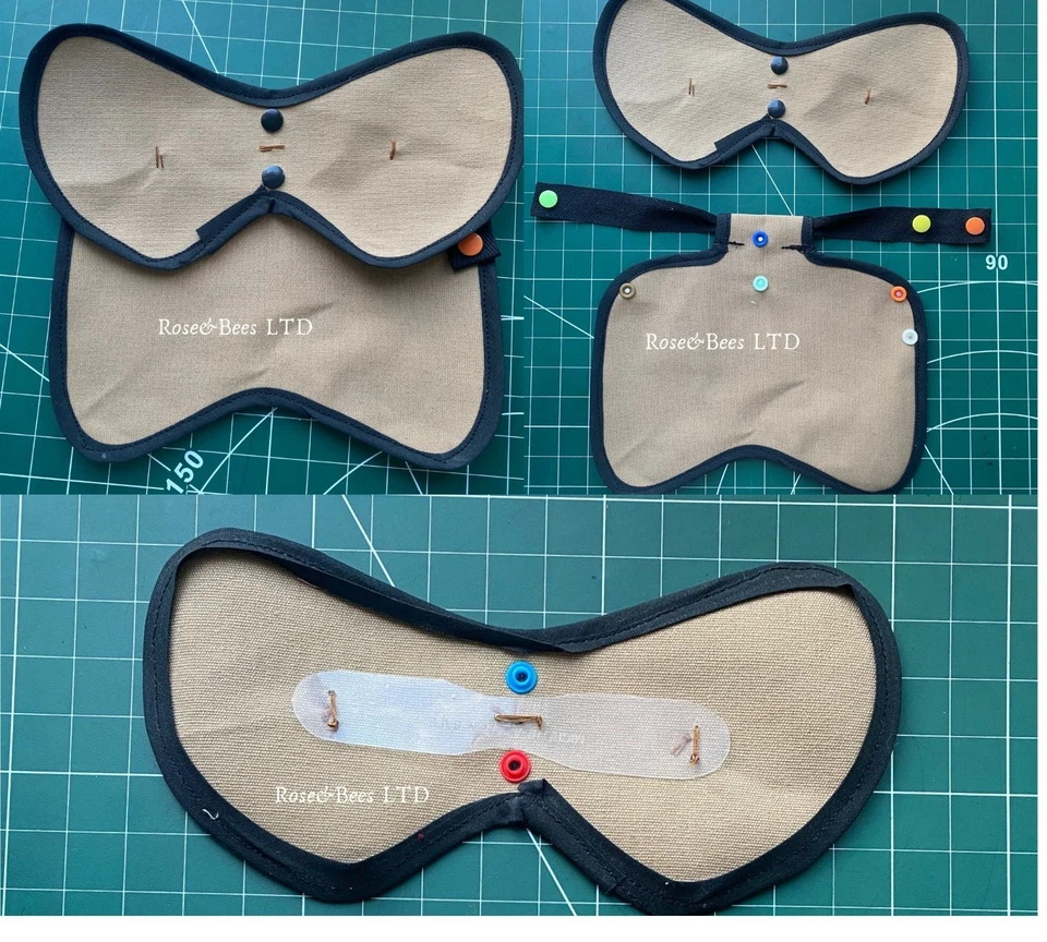 SILLA DE MONTAR DE POLLO | Chaqueta de aves Delantal de gallina Resistente a espolones Impermeable ALA Proteger Foto 3 de 4