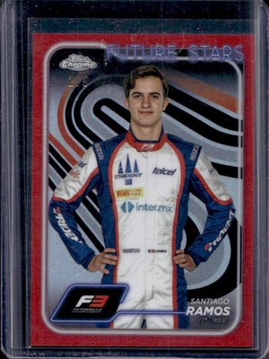 2024 Topps Chrome F1 Santiago Ramos #48 Red Refractor F3 Driver Future Stars 2/5