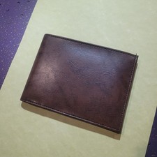 Portafoglio Uomo Eco Pelle Porta Carte Porta Libretto Assegni Marrone Morbido