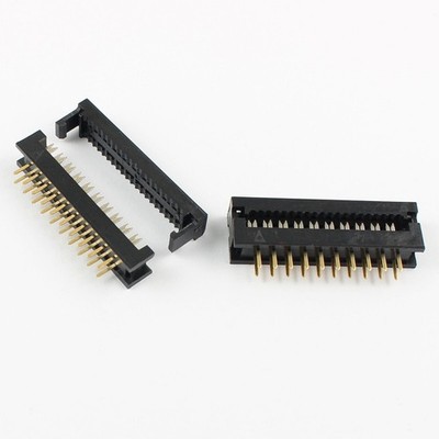 5Pcs 2.54mm Pitch 2x10 Pin 20 Pin Male Header FD IDC Cable Transition Connector