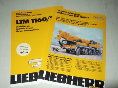 Liebherr LTM 1160/2 Mobilkran Verkaufsprospekt