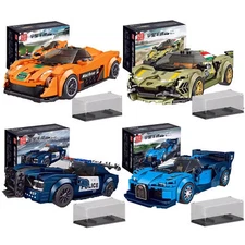 MOULD KING Sport Racing Car Model With Display Box Assembly Toys Building Blocks