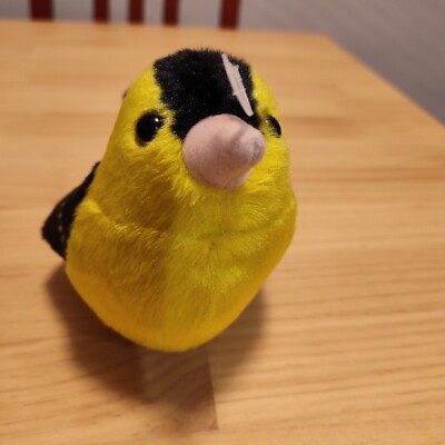 Plush American Goldfinch, Backyard Series, Wild Republic Audubon