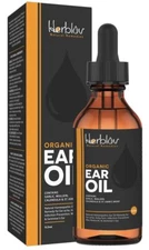 Organic Ear Oil for Ear Infections - Natural Eardrops for Infection Preventio...