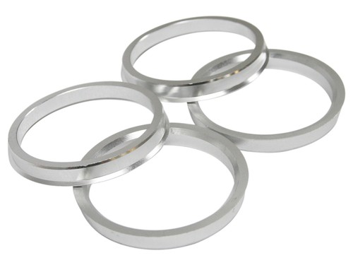 (4) Aluminum Hub Centric Rings for 64.1mm Hub & 73.1mm Wheel (64.1-73.1) - Picture 2 of 4