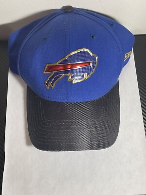 Buffalo Bills New Era 39thirty Fitted Hat Unisex Size M-L Blue Black