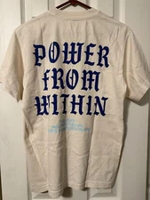 Inaka Power “Power From Within” Beige Graphic Shirt S