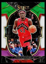 2022-23 Panini Select #48 Pascal Siakam Green White Purple Prizms