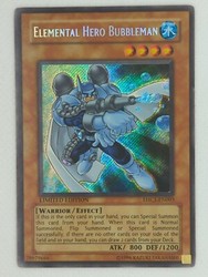 Elemental Hero Bubbleman - EHC1-EN003 - Secret Rare - Limited Edition