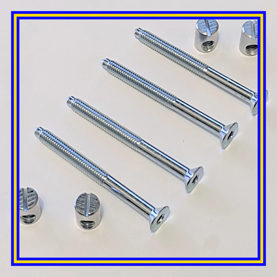 100514 x 4 (100108 x 4) IKEA Laufmutter + Schraube, Gulliver, Sundvik, Malm, Bresta