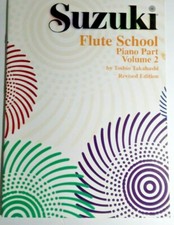 Suzuki Flute School- PIANO ACCOMPANIMENT BK for Vol. 2, 3, or 4. Choose below.