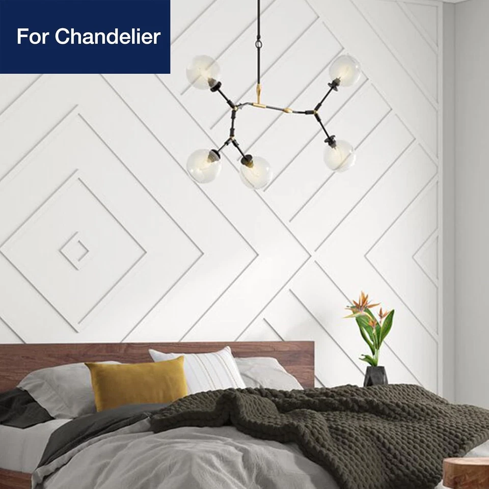 Diodesy 4PK LED G25 Filament Light Bulb All Dimmer 5W 40W E26 2200K 450LM CRI90 - Image 2 of 4