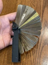 Kastar 32 Blade Folding MASTER Thickness Feeler Gauge No 36XK Decimal Metric USA