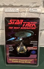 Star Trek The Next Generation Communicator Talking Magnetic Badge 1996