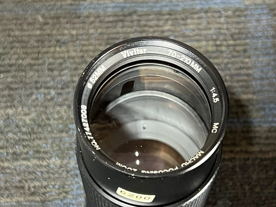 Vivitar 70-210mm F/4.5 MC Macro Manual Focus Lens For Olympus OM Mount - Image 3 of 4