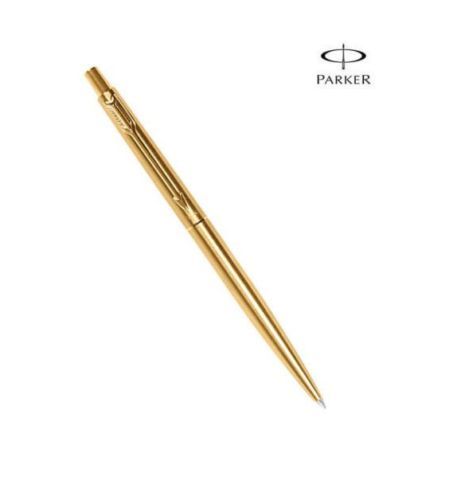 Parker Classic Full Gold GT Trim Ball Point Pen Blue Refill Fine