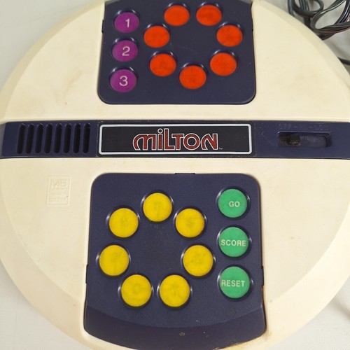 Milton Bradley Electronic Milton The Game That Talks To You 80s Vtg Tested Works - Imagen 15 de 19
