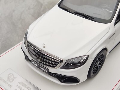 Mercedes-Benz S63 AMG (White) [Vehicle Art] 1/18 scale | eBay