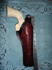 Fits Ruger Super Wrangler Colt Uberti 1873 22Cal 5.5 Thumb Break Holster Floral