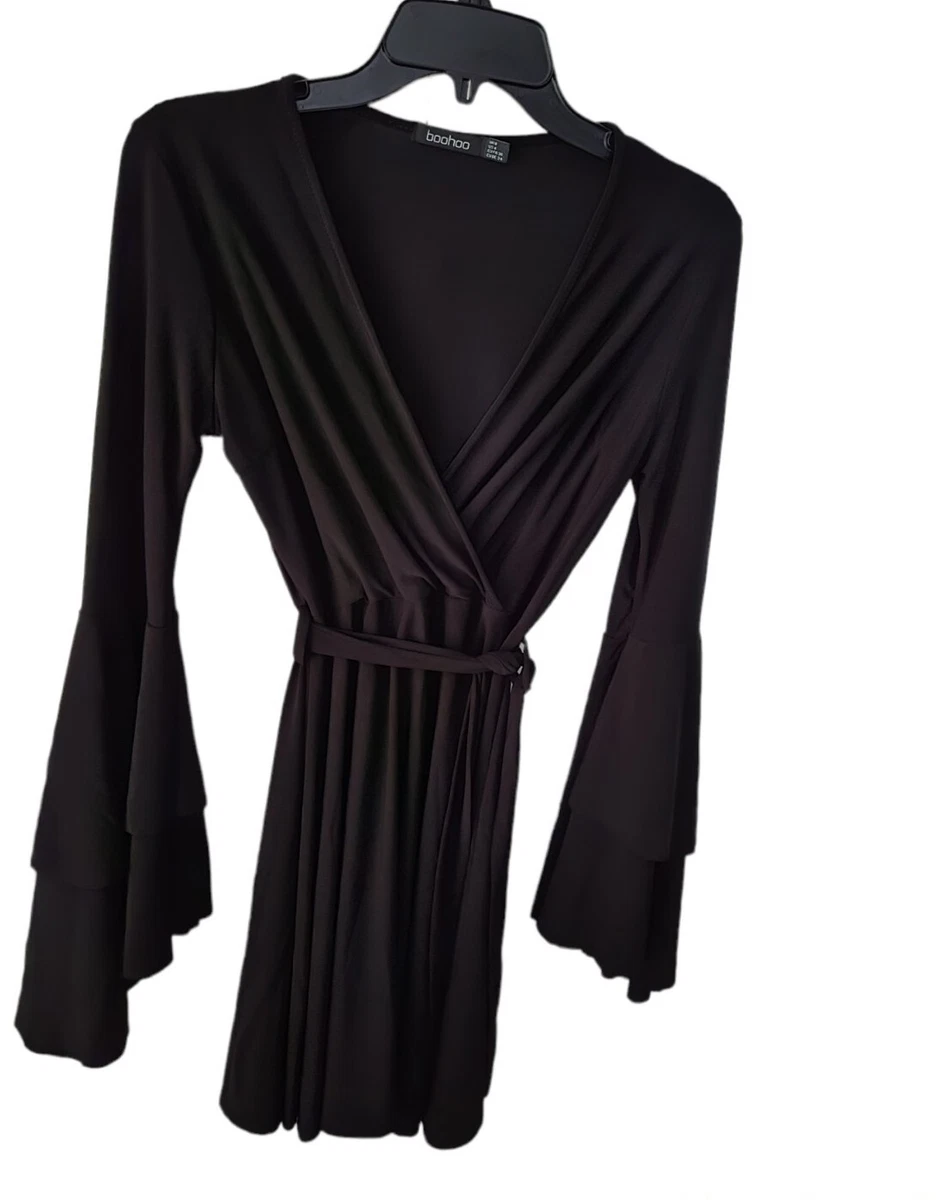 Boohoo hotsell monochrome dress