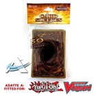 50 Protective Bags CARD BACK RETRO Small Sleeves KONAMI YUGIOH ANDYCARDS
