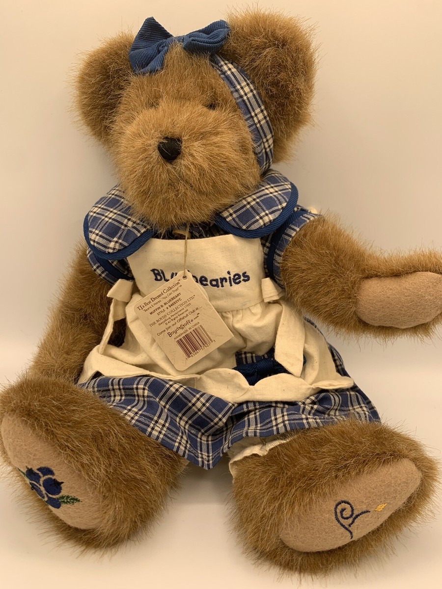 Boyds Bears Muffin B Bluebeary Plush 14