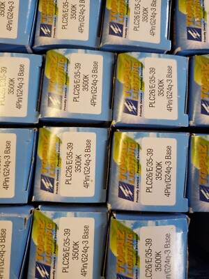 8 Topaz Lighting PLC26/E  26-Watt Compact Fluorescent Lamp Bulb 4-Pin 3500k PLC