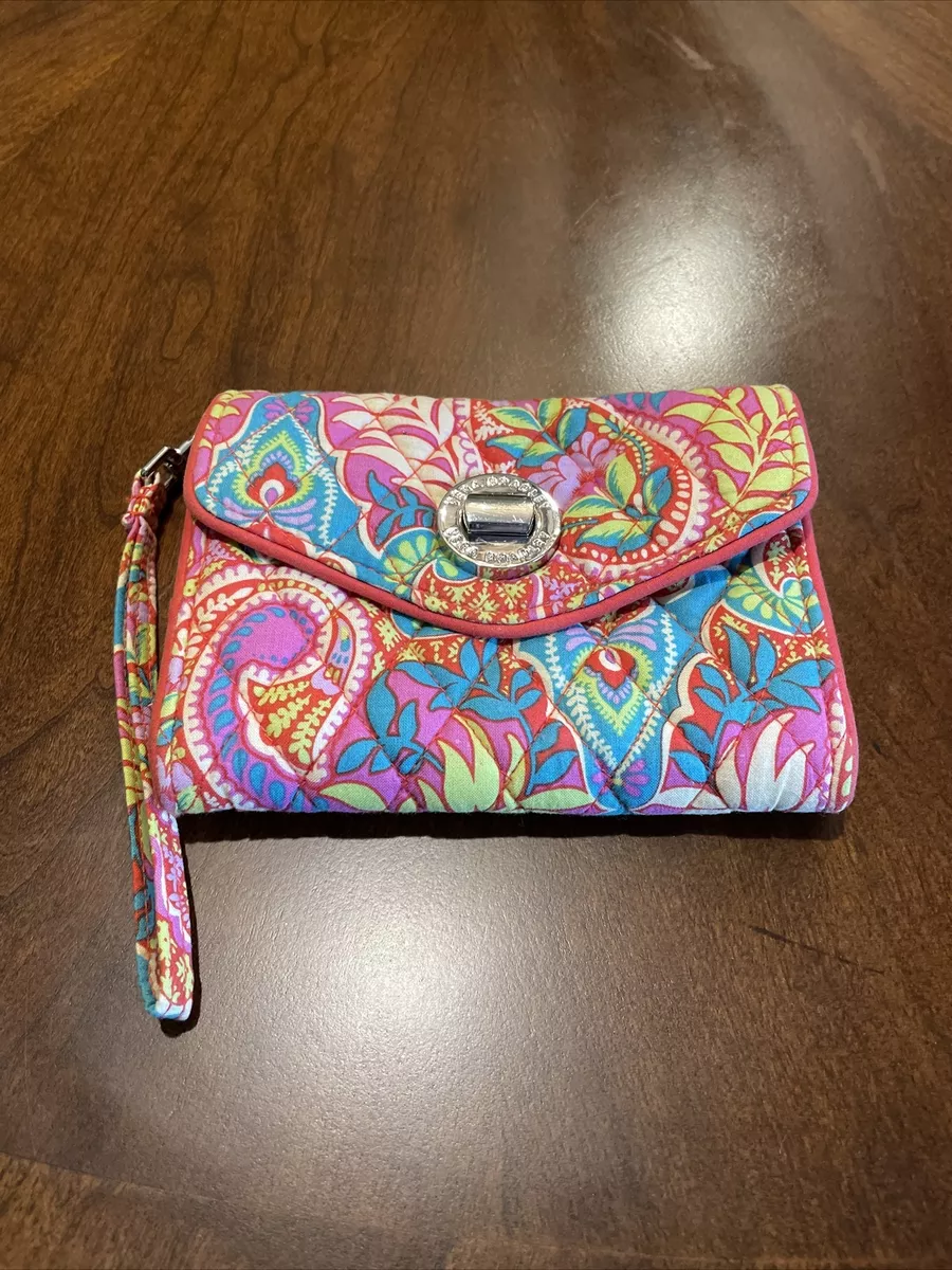 Vera bradley turnlock wristlet sale