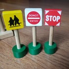 9 Circo Wooden Emergency Fire Engine Ambulance Police Car Truck Signs Poles Hook — photo 9