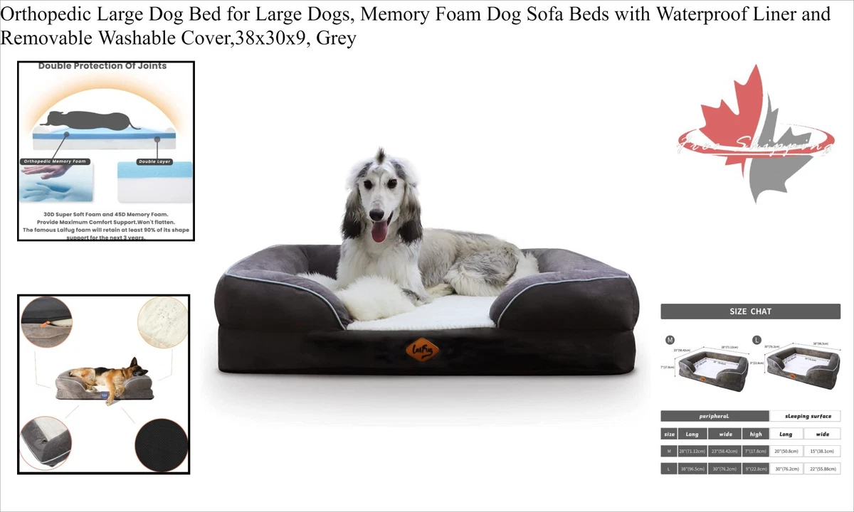 Best waterproof orthopedic dog bed 2025