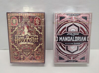 Harry Potter Hogwarts Premium Playing Cards Starwars Mandalorian Lot Theory II