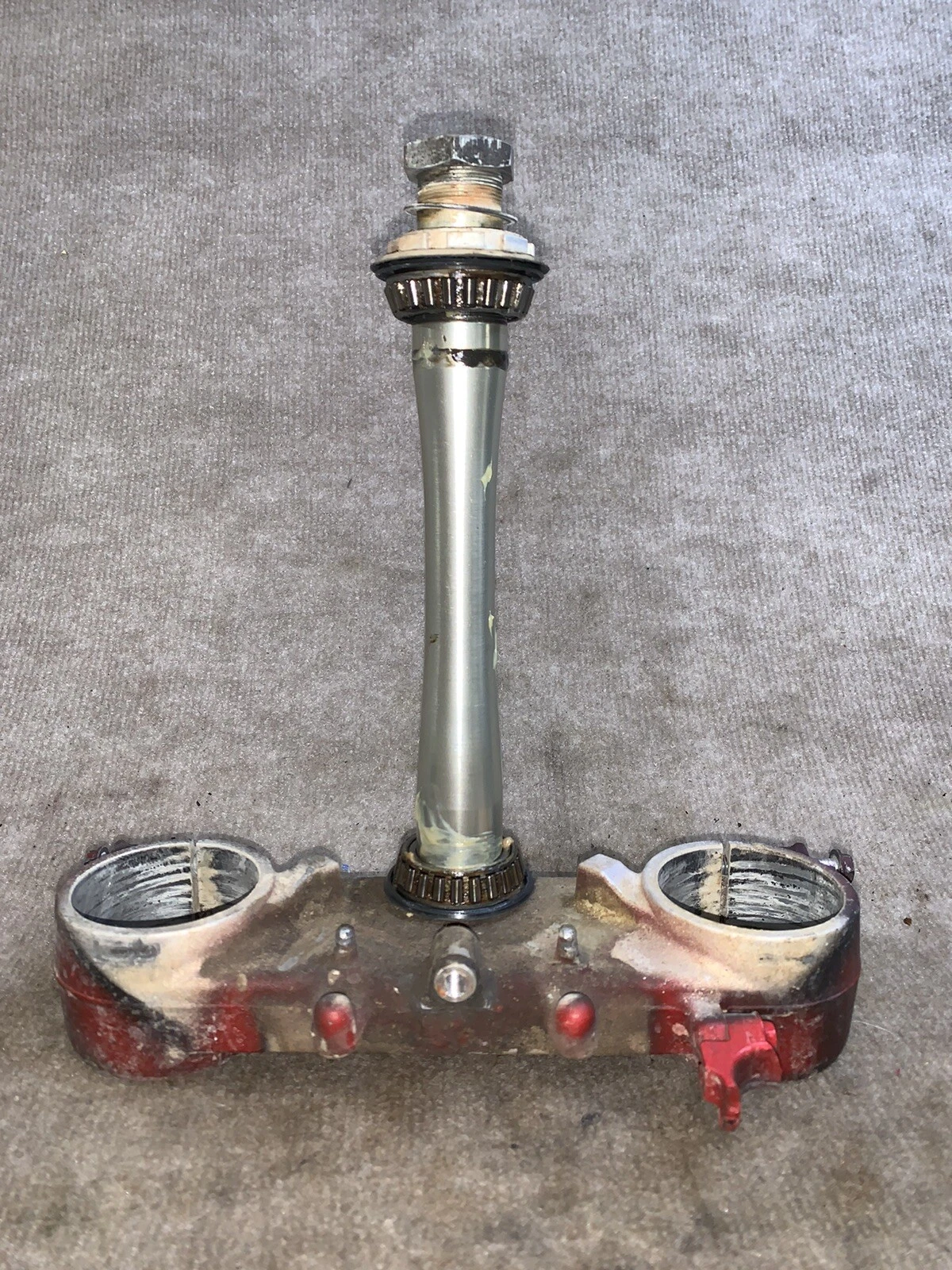 Honda CRF250R - Stock Lower Triple Clamps w/ Bearings Stem - 2012 CRF 250R OEM