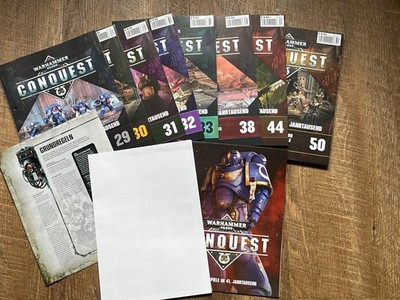 27 Conquest Magazine 29-55 OHNE Figuren + 2 Poster