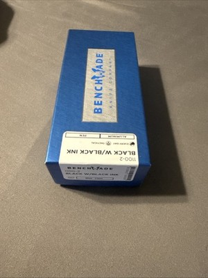 Benchmade  1100-2 Black Tactical Pen W/ Black Ink