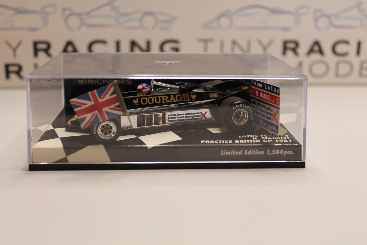Minichamps F1 1/43 Lotus 88 Ford - Nigel Mansell - Practice British GP 1981