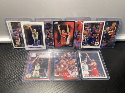 NBA Hall of Fame Lot Of 10 Assorted Cards  Jordan, Carter, Malone, Pierce & more