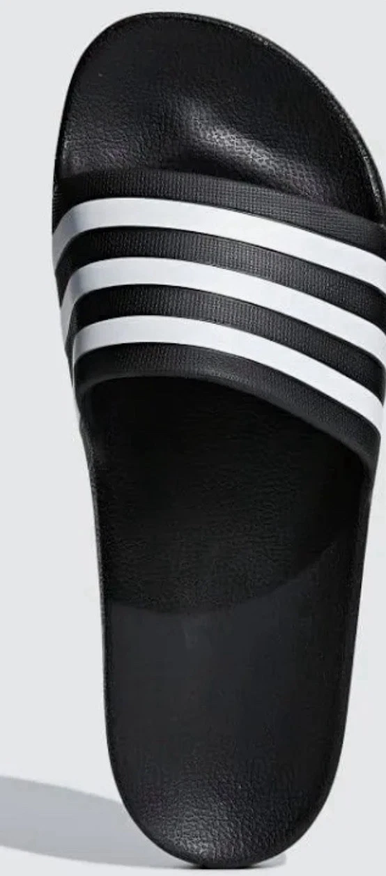 Sandali Adidas Adilette Aqua Slides neri cloud bianchi taglia uomo 8 donna 9 nuovi con scatola