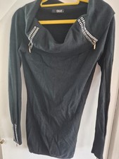 womens black off the shoulder jumper