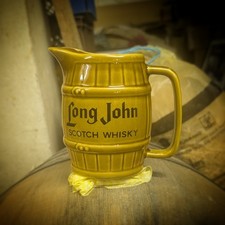  Wasserkaraffe Long John Scotch Whisky – selten, Vintage, Sammler & Bar Zubehör