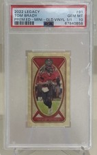 2022 Panini Legacy Tom Brady Gold Vinyl Mini 1/1, 1 Of 1, One Of One 🚨 PSA 10