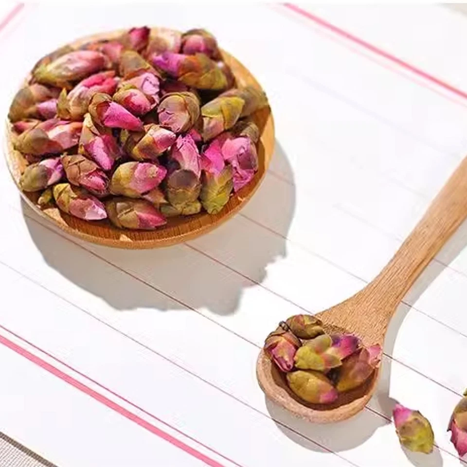 Té de hierbas seco con flor de melocotón - 120 g té refrescante natural Foto 2 de 4