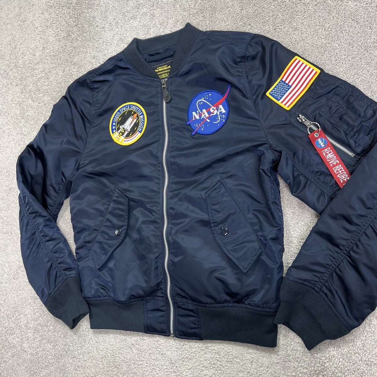 ジャケット・アウター ALPHA NASA 100th MISSION L-2B Alpha Industries Men's L-2B Nasa Gen II Flight Jacket - Macy's