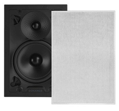 Sonance VX62 Visual Experience Rectangular 6.5  2-Way In Wall Speaker (EACH) OB