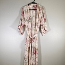 Vintage California Dynasty Floral Women's Robe Large
