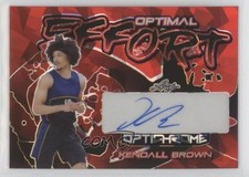 2022-23 Leaf Optichrome Optimal Effort Red Crystals /2 Kendall Brown Auto 1u6