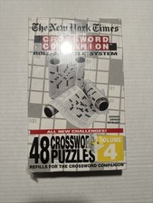 Vintage 1994 The New York Times Crossword Companion Roll-A-Puzzle System NEW