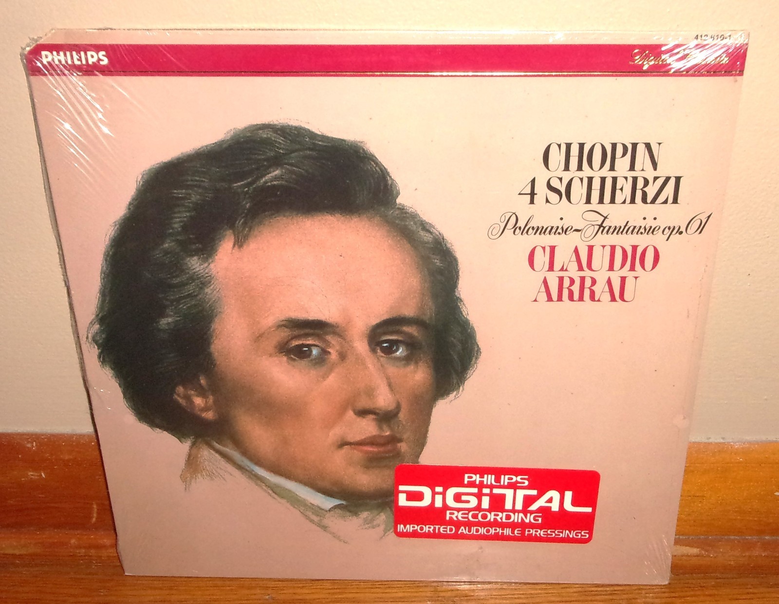 Philips Dutch St-CHOPIN-4 Scherzi-Polonaise-Claudio Arrau-BRAND NEW, SEALED lp!